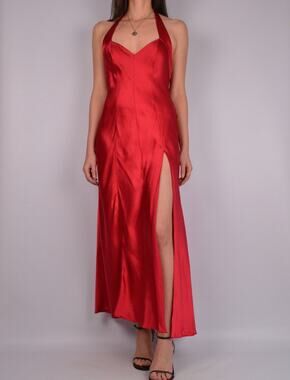 Victoria's secret Vintage SILK halter dress size S